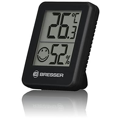 BRESSER ClimaTemp Hygro Indicator Set van 6 Thermo-/Hygrometers (zwart)