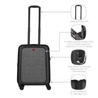 Wenger Syntry Carry-On Case Laptoptrolley Geschikt voor max. (laptop): 35,8 cm (14,1) Zwart/grijs - thumbnail