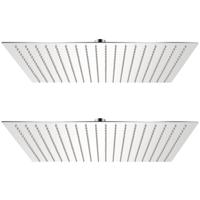 Regendouchekop 2 st 50x50 cm roestvrij staal - thumbnail