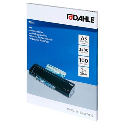 Dahle Lamineerfolie DIN A3 80 micron glanzend 100 stuk(s) - thumbnail