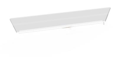 Legbordverdeler glad t.b.v vertande verdeler 342x75mm