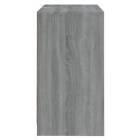 Dressoir 70x41x75 cm bewerkt hout grijs sonoma eikenkleurig - thumbnail
