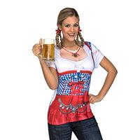 Kostuums voor Volwassenen My Other Me Oktoberfest Lady Rood Maat S - thumbnail