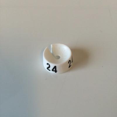 MB wit/zwart 24 voor op kledinghanger