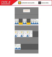 SEP (Type B) verdeler CHB36 HS, 3xALS2, 6xINS, 1xForn (3F) - thumbnail