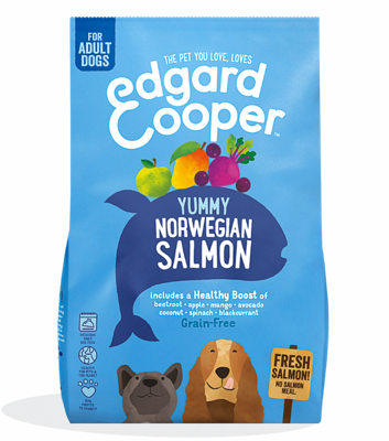 Edgard & Cooper Droog Hondenvoer, Zalm 12kg, Volwassen Honden, Hondenbrokken Graanvrij, Vers Vlees: Écht Voedzaam En Zonder Granen