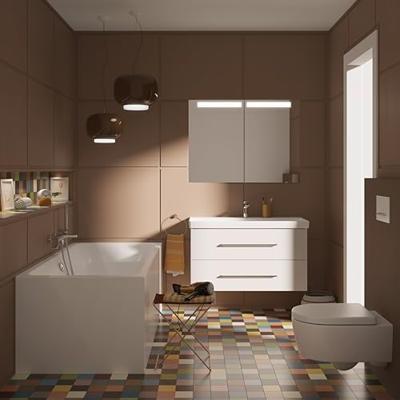 Villeroy & Boch Avento closetzitting afneembaar met softclose en deksel 37,3x42,2 cm Wit