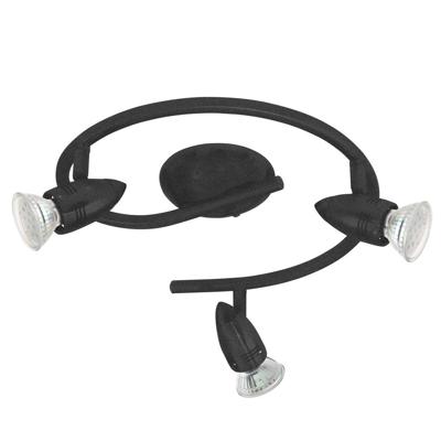 Eglo OpbouwspotMagnum-Led 3-lichts zwart - 780445