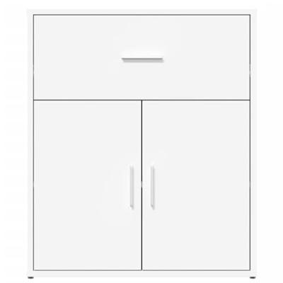 Dressoir 60x31x70 cm bewerkt hout wit