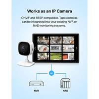 RIIMUHIR TP-Link Tapo Smart Home Security WiFi-camera, opnamen in 1080p (Full HD) | Tot 30 voet nachtzicht | Tot 128 GB microSD-kaartsleuf | Werkt met Alexa en Google (Tapo C100) - thumbnail