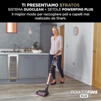 SHARK Stratos IZ400EU - Draadloze steelstofzuiger - DuoClean-technologie + PowerFins Plus - LED-verlichting - thumbnail