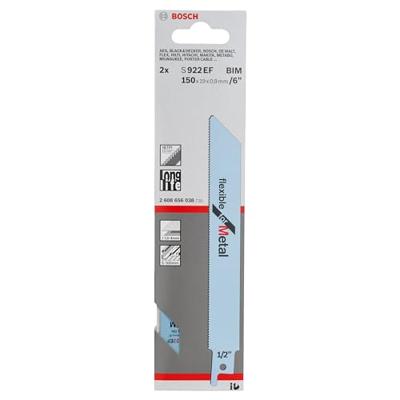 Bosch Accessoires Reciprozaagblad S 922 EF Flexible for Metal 2st - 2608656038