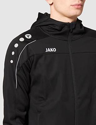 JAKO 6850D Jas Met Kap Classico Dames - Zwart - 48
