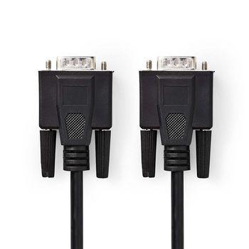 Nedis CCGP59000BK200 Vga-kabel Vga Male - Vga Male 20 M Zwart