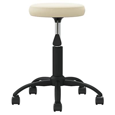 VidaXL Massagekruk fluweel crèmekleurig
