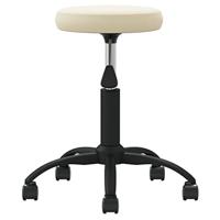 VidaXL Massagekruk fluweel crèmekleurig - thumbnail