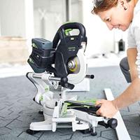 Festool Accu-Afkortzaag | KSC 60 5,2 I-UG-SET | 2x5,2 Ah + snellader | Incl onderstel en accessoires 577178 - thumbnail