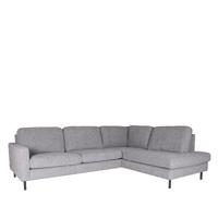 LABEL51 Hoekbank 'Genua' Rechts, Stof, kleur Grijs - thumbnail