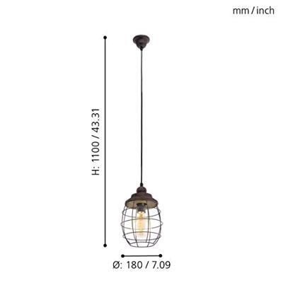 Eglo HanglampBampton - 49219