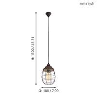 Eglo HanglampBampton - 49219 - thumbnail