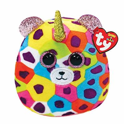 TY squish a boo knuffelkussen luipaard giselle 8 cm