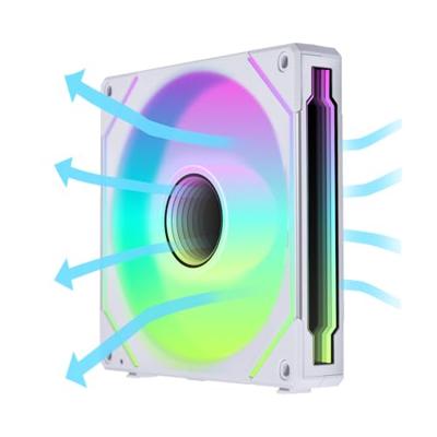 Lian Li UNI FAN SL-INF 140, 1-pack, White, ARGB PWM Reverse Blade - thumbnail