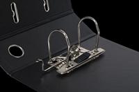 Elba Rado Plast ordner voor ft A5 staand, zwart, rug van 7,5 cm - thumbnail