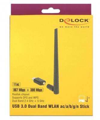 DeLOCK USB 3.0 Dualband WLAN Stick antenne DeLOCK USB 3.0 Dualband WLAN Stick antenne