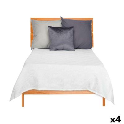 Sprei 180 x 260 cm Wit (4 Stuks)