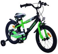Volare sportivo kinderfiets - jongens - 16 inch - groen zwart - twee handremmen - thumbnail