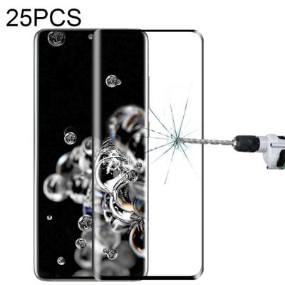 Voor Galaxy S20 Ultra 25 PCS 3D Curved Edge Full Screen Tempered Glass Film