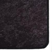 Vloerkleed wasbaar anti-slip 190x300 cm antracietkleurig - thumbnail