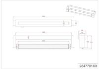 Trio Led spiegellampFabrizio 50cm - chroom - 284770106 - thumbnail