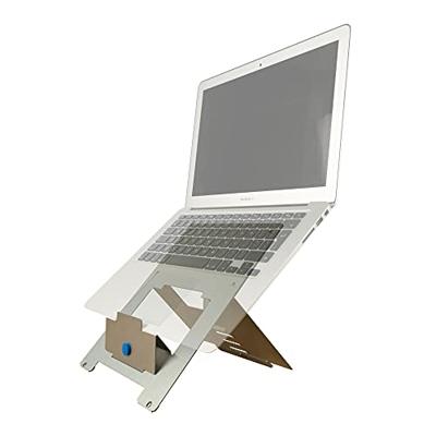 R-Go Riser Flexibel laptopstandaard, zilver