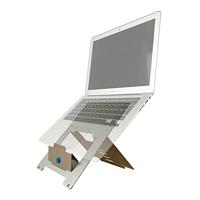 R-Go Riser Flexibel laptopstandaard, zilver - thumbnail