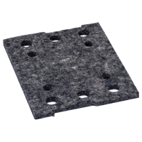 Bosch Accessories 2608601442 Schuurschijf, 110 x 100 mm, met vilt - thumbnail