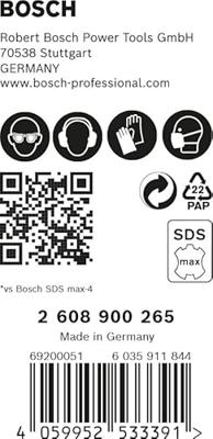Bosch Accessoires Expert SDS max-8X hamerboor 20 x 200 x 320 mm 5-delig - 1 stuk(s) - 2608900265 - thumbnail
