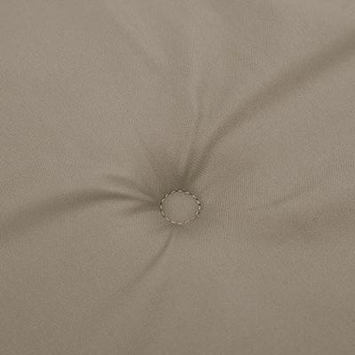 VidaXL Tuinstoelkussens 4 st 50x50x4 cm oxford stof taupe
