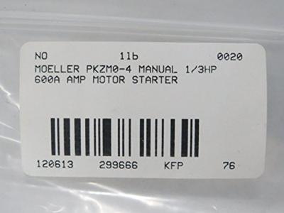 Eaton 072737 PKZM0-4 Motorbeveiligingsschakelaar Met draaischakelaar 690 V/AC 4 A 1 stuk(s)
