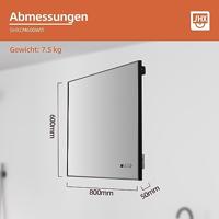 SHX SHXCM600Wifi Infraroodpaneel 600 W 12 m² Glas - thumbnail