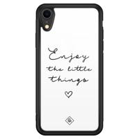 iPhone XR glazen hardcase - Enjoy life - thumbnail