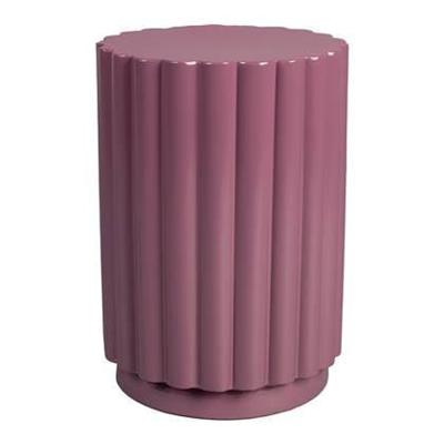 Dutchbone Bijzettafel/Kruk 'Camila' kleur Plum Dutchbone Bijzettafel/Kruk 'Camila' kleur Plum