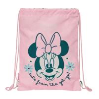Rugtas met Koordjes Minnie Mouse Minty Roze 26 x 34 x 1 cm - thumbnail