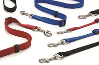 Beeztees Verstelbare linnen van nylon voor honden, zwart, 120 – 180 x 1 cm - thumbnail