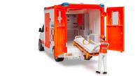 Bruder Mercedes Benz Sprinter Ambulance met Chauffeur - thumbnail
