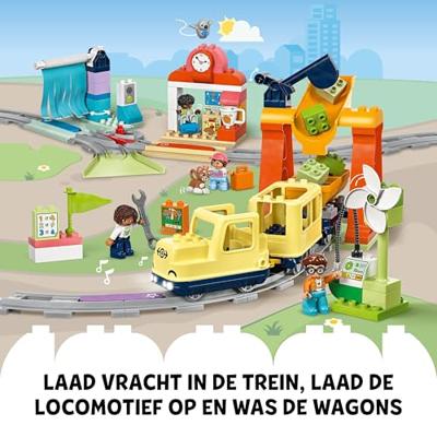 LEGO DUPLO grote interactieve buurttrein 10428 - thumbnail