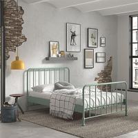 Vipack bed Bronxx - olijfgroen - 140x200 cm - thumbnail