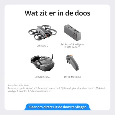 DJI Avata 2 Fly Smart Combo (single battery)
