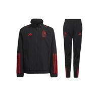 België Presentatie Trainingspak Senior 2022-2023 - Maat L - Kleur: RoodZwart | Soccerfanshop - thumbnail