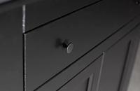 WOOOD Opbergkast 'Eva' 150 x 93cm, kleur Zwart - thumbnail